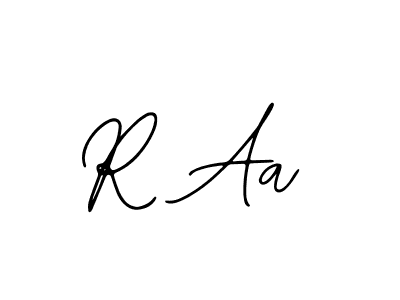 Create a beautiful signature design for name R Aa. With this signature (Bearetta-2O07w) fonts, you can make a handwritten signature for free. R Aa signature style 12 images and pictures png