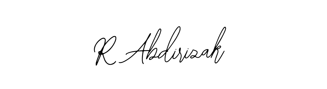 Also You can easily find your signature by using the search form. We will create R Abdirizak name handwritten signature images for you free of cost using Bearetta-2O07w sign style. R Abdirizak signature style 12 images and pictures png