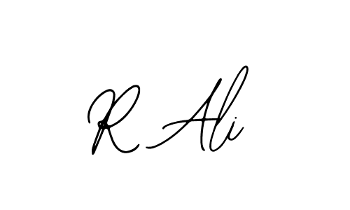 Design your own signature with our free online signature maker. With this signature software, you can create a handwritten (Bearetta-2O07w) signature for name R Ali. R Ali signature style 12 images and pictures png