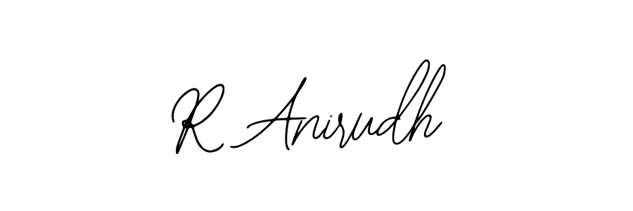 It looks lik you need a new signature style for name R Anirudh. Design unique handwritten (Bearetta-2O07w) signature with our free signature maker in just a few clicks. R Anirudh signature style 12 images and pictures png