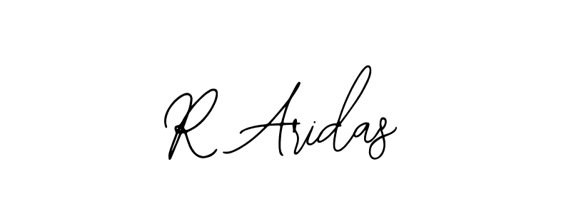 Design your own signature with our free online signature maker. With this signature software, you can create a handwritten (Bearetta-2O07w) signature for name R Aridas. R Aridas signature style 12 images and pictures png