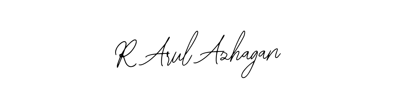 Design your own signature with our free online signature maker. With this signature software, you can create a handwritten (Bearetta-2O07w) signature for name R Arul Azhagan. R Arul Azhagan signature style 12 images and pictures png