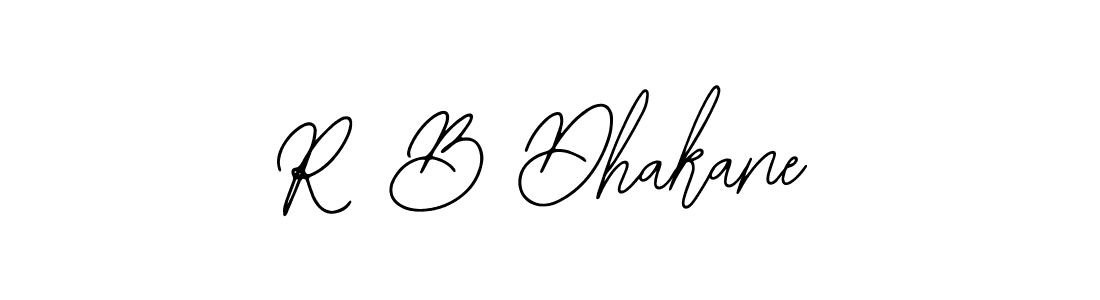 Design your own signature with our free online signature maker. With this signature software, you can create a handwritten (Bearetta-2O07w) signature for name R B Dhakane. R B Dhakane signature style 12 images and pictures png