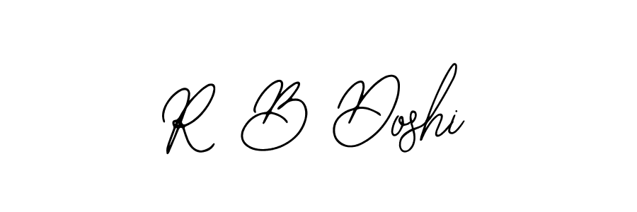 Similarly Bearetta-2O07w is the best handwritten signature design. Signature creator online .You can use it as an online autograph creator for name R B Doshi. R B Doshi signature style 12 images and pictures png