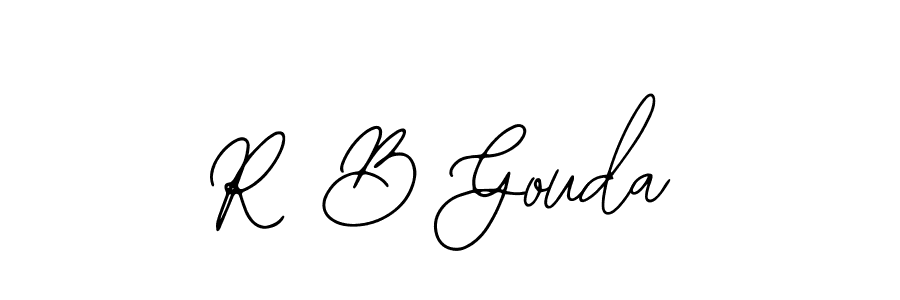 How to Draw R B Gouda signature style? Bearetta-2O07w is a latest design signature styles for name R B Gouda. R B Gouda signature style 12 images and pictures png