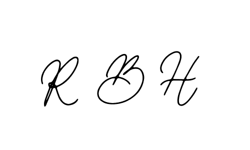 Make a beautiful signature design for name R B H. With this signature (Bearetta-2O07w) style, you can create a handwritten signature for free. R B H signature style 12 images and pictures png