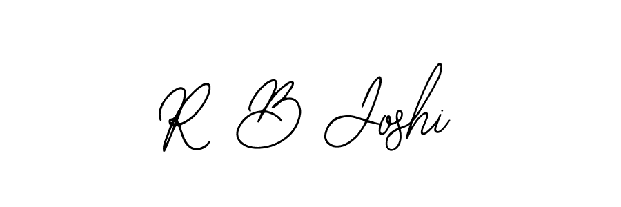 Make a beautiful signature design for name R B Joshi. With this signature (Bearetta-2O07w) style, you can create a handwritten signature for free. R B Joshi signature style 12 images and pictures png