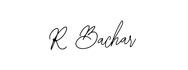 Make a beautiful signature design for name R Bachar. With this signature (Bearetta-2O07w) style, you can create a handwritten signature for free. R Bachar signature style 12 images and pictures png