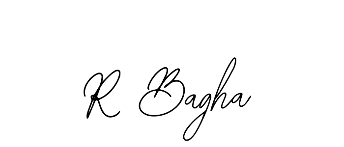 Make a beautiful signature design for name R Bagha. With this signature (Bearetta-2O07w) style, you can create a handwritten signature for free. R Bagha signature style 12 images and pictures png