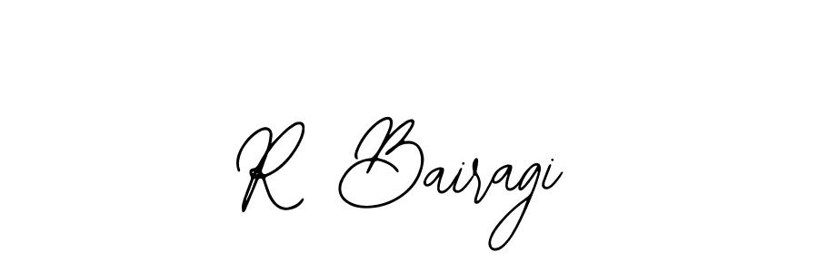 The best way (Bearetta-2O07w) to make a short signature is to pick only two or three words in your name. The name R Bairagi include a total of six letters. For converting this name. R Bairagi signature style 12 images and pictures png