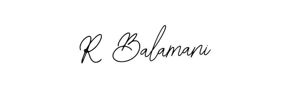 Similarly Bearetta-2O07w is the best handwritten signature design. Signature creator online .You can use it as an online autograph creator for name R Balamani. R Balamani signature style 12 images and pictures png