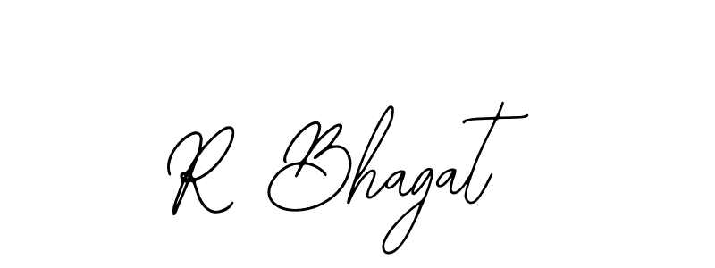 Make a beautiful signature design for name R Bhagat. With this signature (Bearetta-2O07w) style, you can create a handwritten signature for free. R Bhagat signature style 12 images and pictures png