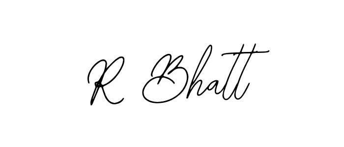 if you are searching for the best signature style for your name R Bhatt. so please give up your signature search. here we have designed multiple signature styles  using Bearetta-2O07w. R Bhatt signature style 12 images and pictures png