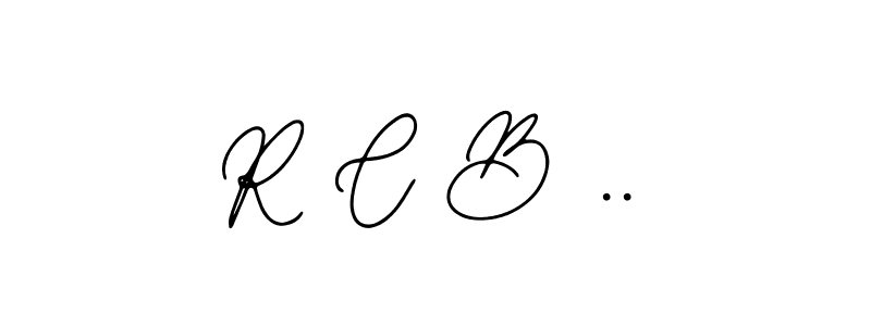 Make a beautiful signature design for name R C B ... With this signature (Bearetta-2O07w) style, you can create a handwritten signature for free. R C B .. signature style 12 images and pictures png