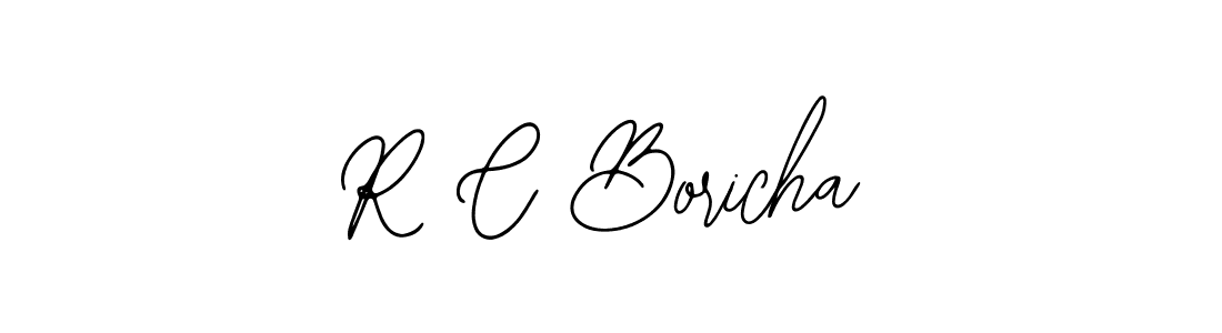 Bearetta-2O07w is a professional signature style that is perfect for those who want to add a touch of class to their signature. It is also a great choice for those who want to make their signature more unique. Get R C Boricha name to fancy signature for free. R C Boricha signature style 12 images and pictures png