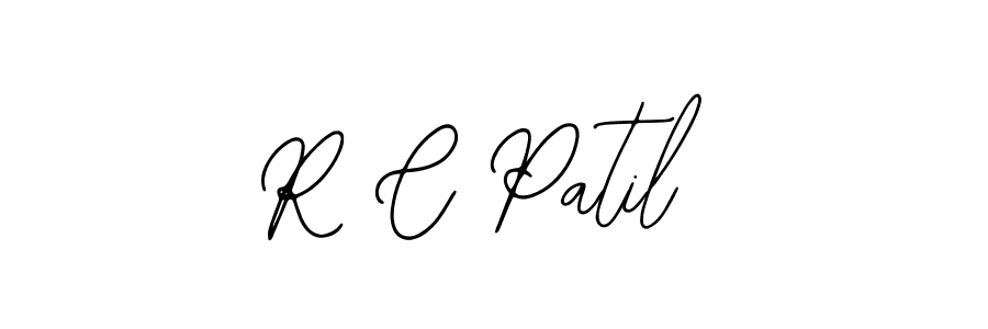 How to Draw R C Patil signature style? Bearetta-2O07w is a latest design signature styles for name R C Patil. R C Patil signature style 12 images and pictures png