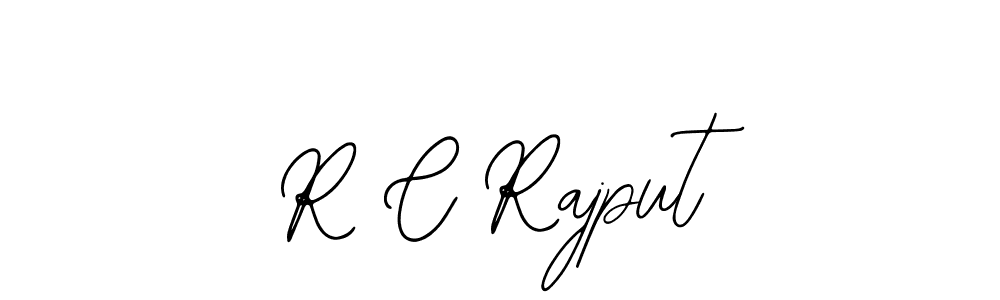 Make a beautiful signature design for name R C Rajput. With this signature (Bearetta-2O07w) style, you can create a handwritten signature for free. R C Rajput signature style 12 images and pictures png