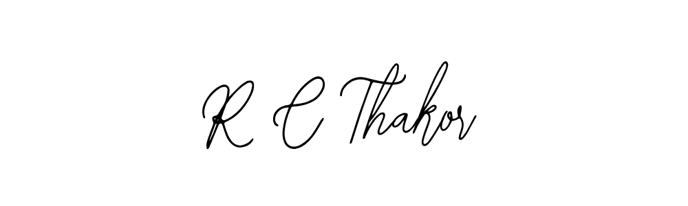 R C Thakor stylish signature style. Best Handwritten Sign (Bearetta-2O07w) for my name. Handwritten Signature Collection Ideas for my name R C Thakor. R C Thakor signature style 12 images and pictures png
