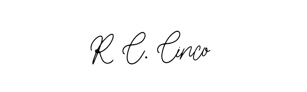 This is the best signature style for the R C. Cinco name. Also you like these signature font (Bearetta-2O07w). Mix name signature. R C. Cinco signature style 12 images and pictures png