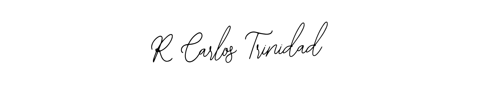 How to make R Carlos Trinidad name signature. Use Bearetta-2O07w style for creating short signs online. This is the latest handwritten sign. R Carlos Trinidad signature style 12 images and pictures png