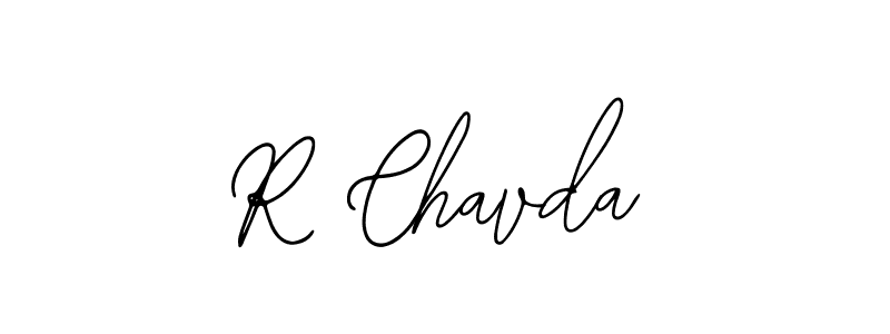 Create a beautiful signature design for name R Chavda. With this signature (Bearetta-2O07w) fonts, you can make a handwritten signature for free. R Chavda signature style 12 images and pictures png