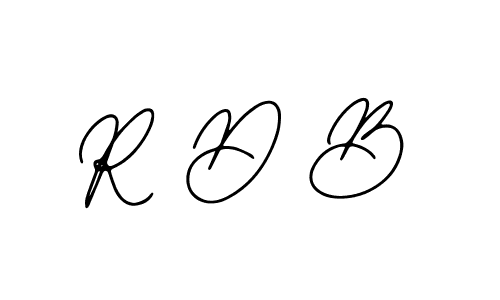 Create a beautiful signature design for name R D B. With this signature (Bearetta-2O07w) fonts, you can make a handwritten signature for free. R D B signature style 12 images and pictures png