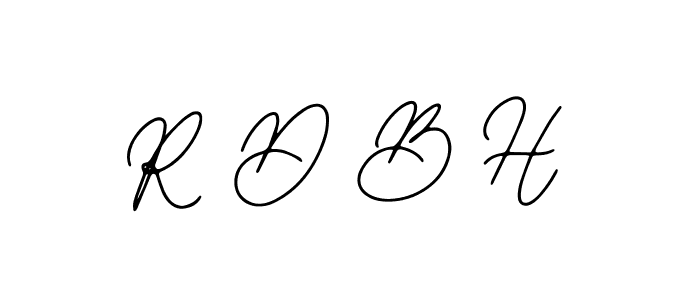 Best and Professional Signature Style for R D B H. Bearetta-2O07w Best Signature Style Collection. R D B H signature style 12 images and pictures png