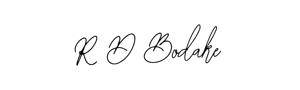Create a beautiful signature design for name R D Bodake. With this signature (Bearetta-2O07w) fonts, you can make a handwritten signature for free. R D Bodake signature style 12 images and pictures png