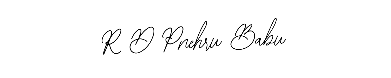 You should practise on your own different ways (Bearetta-2O07w) to write your name (R D Pnehru Babu) in signature. don't let someone else do it for you. R D Pnehru Babu signature style 12 images and pictures png