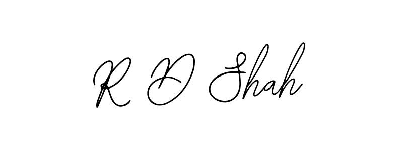 Use a signature maker to create a handwritten signature online. With this signature software, you can design (Bearetta-2O07w) your own signature for name R D Shah. R D Shah signature style 12 images and pictures png