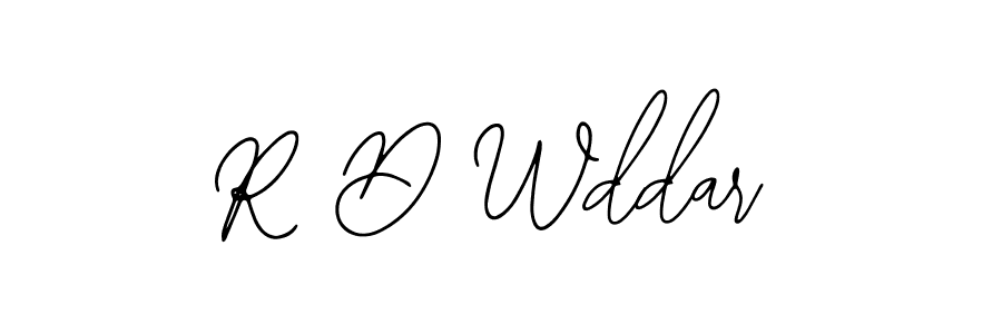 Best and Professional Signature Style for R D Wddar. Bearetta-2O07w Best Signature Style Collection. R D Wddar signature style 12 images and pictures png
