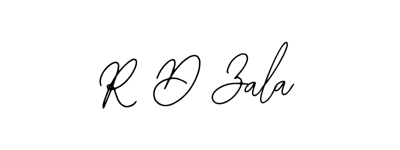 Design your own signature with our free online signature maker. With this signature software, you can create a handwritten (Bearetta-2O07w) signature for name R D Zala. R D Zala signature style 12 images and pictures png