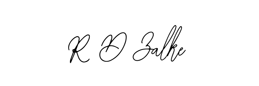 if you are searching for the best signature style for your name R D Zalke. so please give up your signature search. here we have designed multiple signature styles  using Bearetta-2O07w. R D Zalke signature style 12 images and pictures png