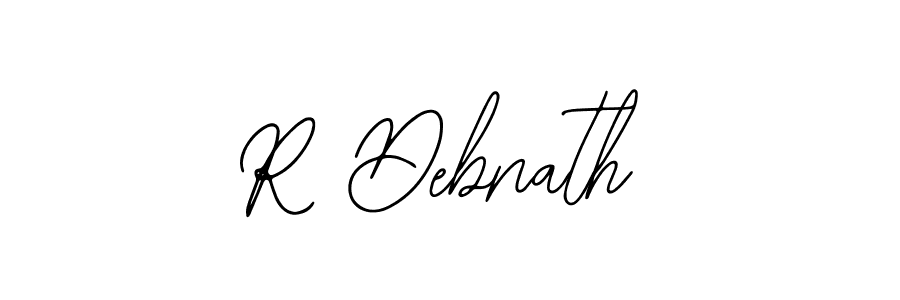 You should practise on your own different ways (Bearetta-2O07w) to write your name (R Debnath) in signature. don't let someone else do it for you. R Debnath signature style 12 images and pictures png