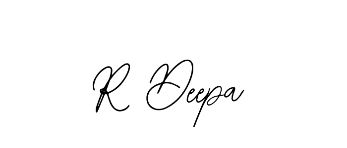 It looks lik you need a new signature style for name R Deepa. Design unique handwritten (Bearetta-2O07w) signature with our free signature maker in just a few clicks. R Deepa signature style 12 images and pictures png
