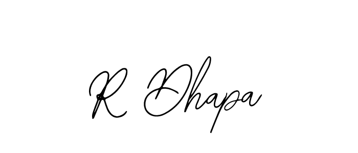 How to Draw R Dhapa signature style? Bearetta-2O07w is a latest design signature styles for name R Dhapa. R Dhapa signature style 12 images and pictures png