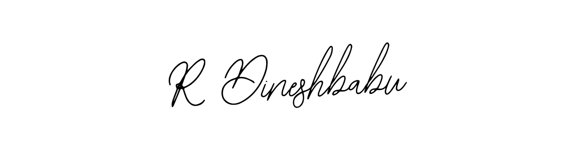 Create a beautiful signature design for name R Dineshbabu. With this signature (Bearetta-2O07w) fonts, you can make a handwritten signature for free. R Dineshbabu signature style 12 images and pictures png