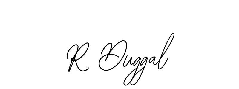 R Duggal stylish signature style. Best Handwritten Sign (Bearetta-2O07w) for my name. Handwritten Signature Collection Ideas for my name R Duggal. R Duggal signature style 12 images and pictures png