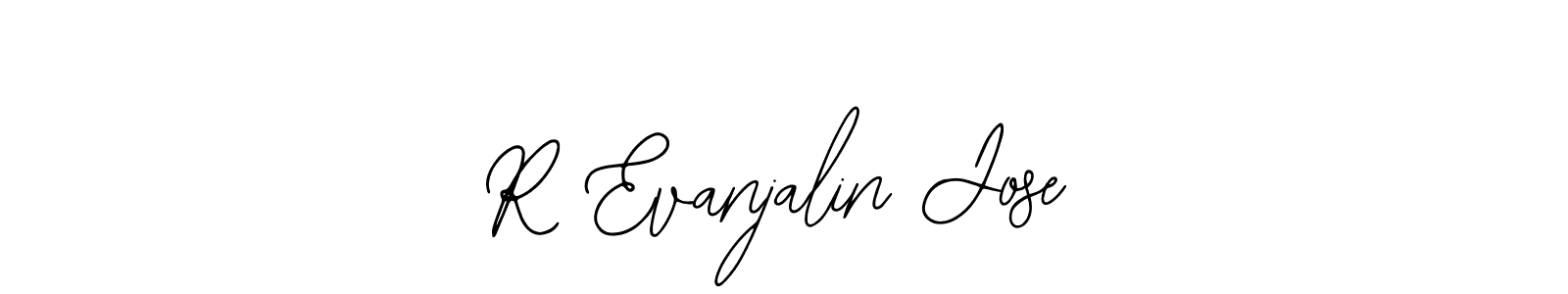 Design your own signature with our free online signature maker. With this signature software, you can create a handwritten (Bearetta-2O07w) signature for name R Evanjalin Jose. R Evanjalin Jose signature style 12 images and pictures png