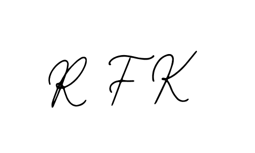 Also we have R F K name is the best signature style. Create professional handwritten signature collection using Bearetta-2O07w autograph style. R F K signature style 12 images and pictures png