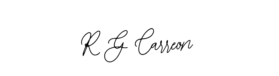 R G Carreon stylish signature style. Best Handwritten Sign (Bearetta-2O07w) for my name. Handwritten Signature Collection Ideas for my name R G Carreon. R G Carreon signature style 12 images and pictures png