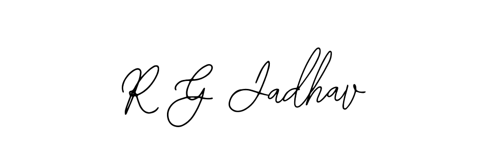 It looks lik you need a new signature style for name R G Jadhav. Design unique handwritten (Bearetta-2O07w) signature with our free signature maker in just a few clicks. R G Jadhav signature style 12 images and pictures png