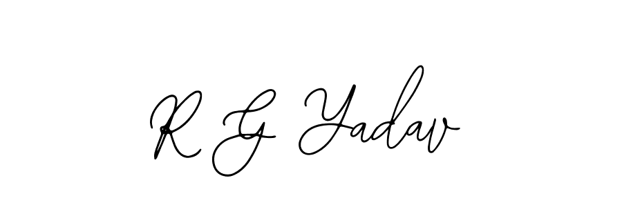 How to make R G Yadav signature? Bearetta-2O07w is a professional autograph style. Create handwritten signature for R G Yadav name. R G Yadav signature style 12 images and pictures png