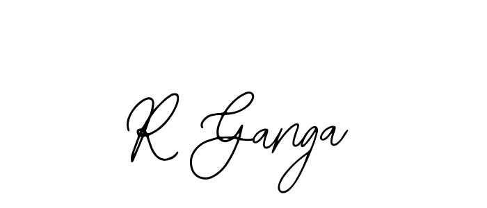 Use a signature maker to create a handwritten signature online. With this signature software, you can design (Bearetta-2O07w) your own signature for name R Ganga. R Ganga signature style 12 images and pictures png