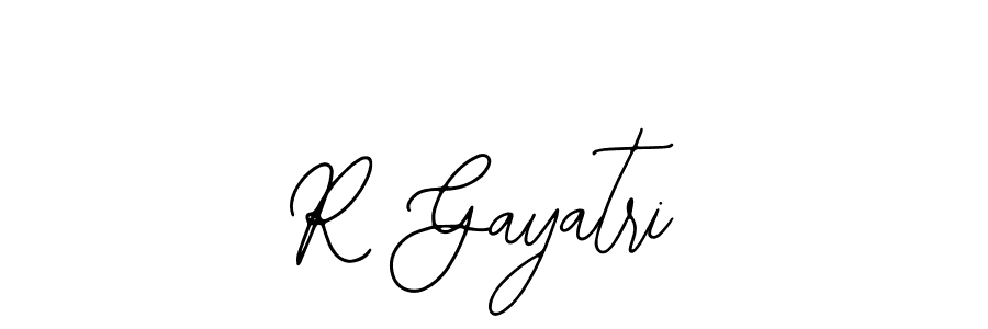 How to make R Gayatri signature? Bearetta-2O07w is a professional autograph style. Create handwritten signature for R Gayatri name. R Gayatri signature style 12 images and pictures png
