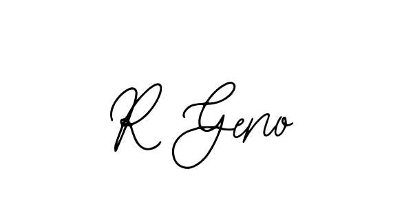 You should practise on your own different ways (Bearetta-2O07w) to write your name (R Geno) in signature. don't let someone else do it for you. R Geno signature style 12 images and pictures png