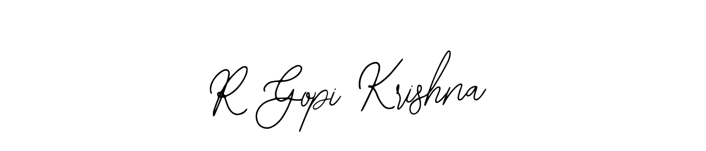 Design your own signature with our free online signature maker. With this signature software, you can create a handwritten (Bearetta-2O07w) signature for name R Gopi Krishna. R Gopi Krishna signature style 12 images and pictures png