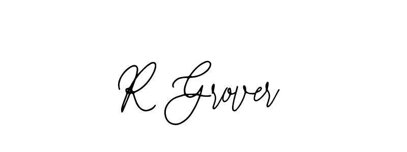The best way (Bearetta-2O07w) to make a short signature is to pick only two or three words in your name. The name R Grover include a total of six letters. For converting this name. R Grover signature style 12 images and pictures png