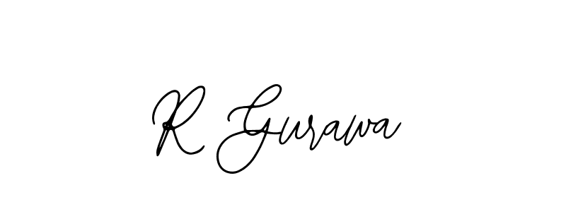 if you are searching for the best signature style for your name R Gurawa. so please give up your signature search. here we have designed multiple signature styles  using Bearetta-2O07w. R Gurawa signature style 12 images and pictures png