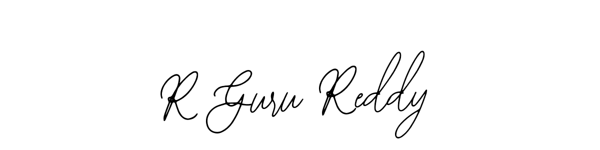 Also we have R Guru Reddy name is the best signature style. Create professional handwritten signature collection using Bearetta-2O07w autograph style. R Guru Reddy signature style 12 images and pictures png